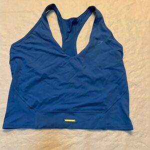 Blue Racerback Sports Bralette